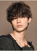 緩めシャドウパーマラフマッシュ