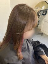 エフフォーユアヘアー 北方店(F for your hair) イヤリングカラーピンク