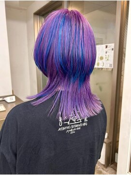 レコ 渋谷(LECO) パープルブルーデザインレイヤー