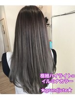 グランジュテ(grandjute) ブリーチ★ダブルカラー★髪質改善★ヘッドスパ★セミロング