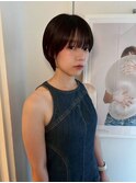 【表参道sheta】黒髪クラゲヘアーオリーブグレー小顔カット