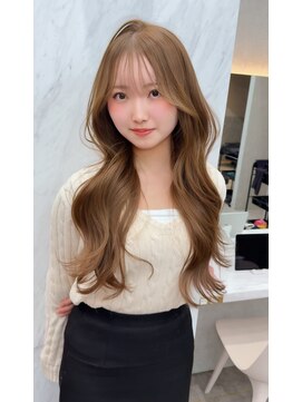 ロンド レア 天神大名店(Lond Le’a) 黒髪カタログ/オリーブグレー/ココアベージュ/小顔に見せるヘア