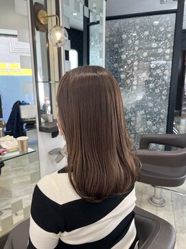 ミディアム/30代40代/明るめ白髪染め/船橋/船橋大神宮下