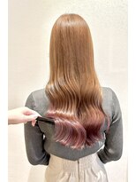 アース 酒田店(HAIR&MAKE EARTH)&nbsp;ブリーチ無しで作る！ピンクグラデーション！