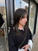 ウニュ(unu.) アッシュカラー/レイヤーカット/透明感カラー