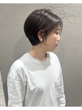 キートス(kiitos) タイトなショート／ダークグレージュ