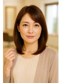 大人のための「美髪ミディアムボブ」