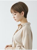 ショート/ショートボブ/耳掛けショート/くびれショート/前髪あり