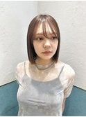 ラテグレージュ/レイヤーボブ/韓国巻き/結べるレイヤー/立川