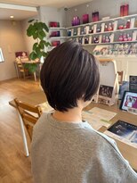 リーク(LEEK) 上品なショートボブ(白髪染め)