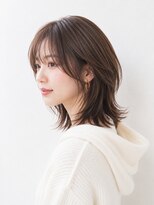 クララジャパン 豊四季店(CLALA JAPAN)&nbsp;「くびれ外ハネ×シースルーバング」ミディアムボブ