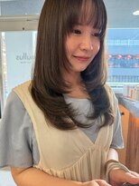ヌル ヘア デザイン(nullus hair desigh)&nbsp;レイヤーカット×ミントベージュ