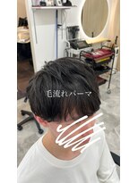 テーラヘアー 我孫子店(TELA HAIR) メンズ毛流れパーマ