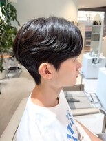 ノラ ウメダ(NORA UMEDA)&nbsp;韓国ヘアダウンパーマ浮癖解消×ショートマッシュ×メンズカット