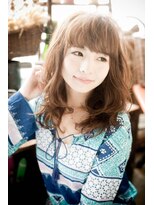 オハナ(ohana) 【ohana/表参道】揺れるふんわりラフカールセミロング*小顔◎