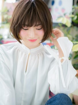 カバーヘア ブリス 上尾西口店(COVER HAIR bliss) *bliss上尾*シンプルかわいい☆小顔前下がりボブa