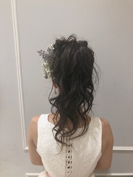 ネオリーブギンザ 銀座店(Neolive GINZA) ポニーテール ブライダルヘアメイク