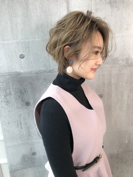 ジアン バイ ミルボン NU茶屋町+(GIEN by milbon) 波巻きショート