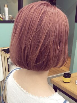 キューズ クラブ(cuz KLUB) 【cuzKLUB】ブリーチ×ピンクカラー