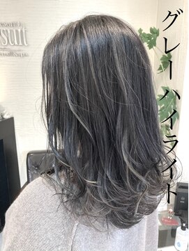 パースィート 目黒(pursuit) 大人グレー　大人ハイライト　外国人風