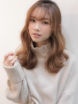 アグ ヘアー セント 鹿児島中央駅2号店(Agu hair st.) 《Agu hair》韓国風ゆるカールミディ
