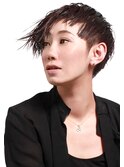 【chardon】アシメ2ブロックショート