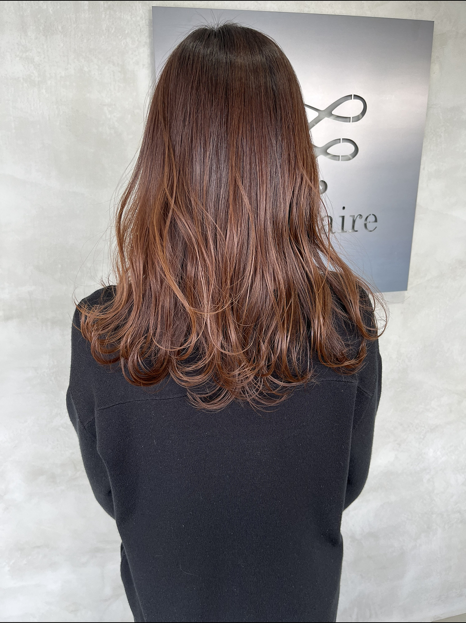 ナチュラルブラウン　大人可愛いセミロング♪