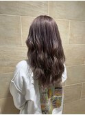 艶カラー /ブリーチカラー/ラベンダーベージュ/ダークアッシュ