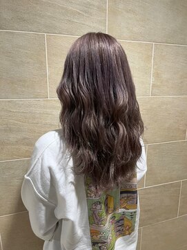 ブロッサム 東久留米店(Blossom) 艶カラー /ブリーチカラー/ラベンダーベージュ/ダークアッシュ
