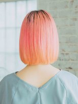 ヘアアンドリラクゼーション シャッセ(Hair&Relaxation SASE) 派手髪×ワンレンボブ