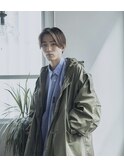 小顔/ボブルフ/黒髪/ネビージュ/ワンレン/渋谷