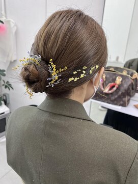 リル(re'll) 《花屋併設》お呼ばれヘアセット［酸性ストレート/ヘアセット］