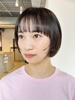 アイティーバイアルバム 藤沢店(IT by ALBUM)&nbsp;ナチュラルショート_前髪パーマグレーベージュ_ba461181