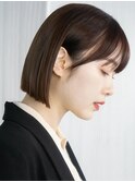 ボブ　フルバング　似合わせカット　イメチェン　