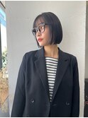 黒髪ボブ