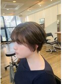 【くせ毛を生かしたショート】　新垣