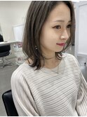 ★くびレイヤーグレージュ小顔似合わせカット