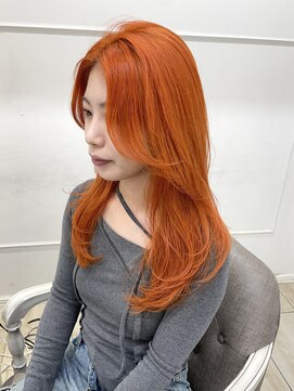 シーン(seen) 【くびれヘア×ブラッドオレンジ】