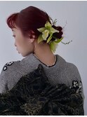 成人式ヘア　B9154