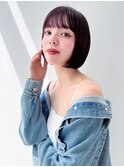 今らしさ×オシャレさを出したミニボブへア