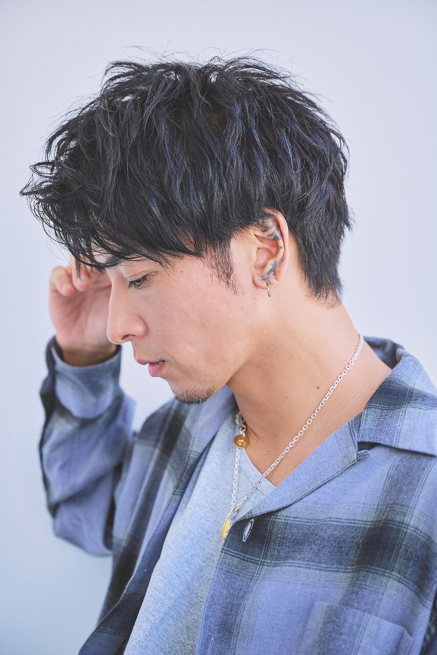 メンズカット+ニュアンスパーマ　￥8500