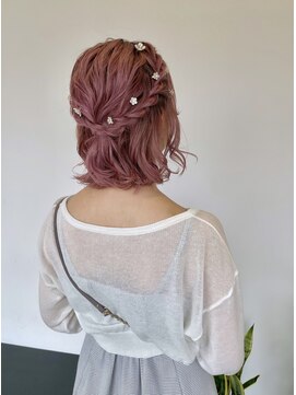 ゴウトゥデイシェアサロン 町田店(GO TODAY SHAiRE SALON) ボブで作るハーフアップアレンジ♪