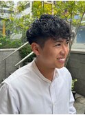 癖毛風スペインパーマ
