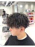 刈り上げマッシュ×ツイストスパイラル【松戸/メンズ】