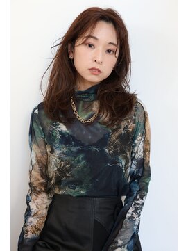 マッシュアンドマッシュアヴェダ ららぽーと福岡店(mash&mash AVEDA) 30代40代50代ニュアンスウェーブロブ