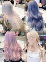 大人気のハイトーンカラー、ブリーチなしで叶う艶髪カラーはkeenのスタイリストにお任せください☆