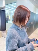 ミニウルフレイヤーカット顔周りカット前髪カット韓国ボブ/横浜