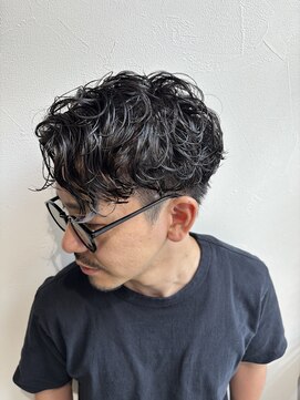 グラフ 立川(Graph.) 無造作ニュアンスツーブロックメンズパーマ