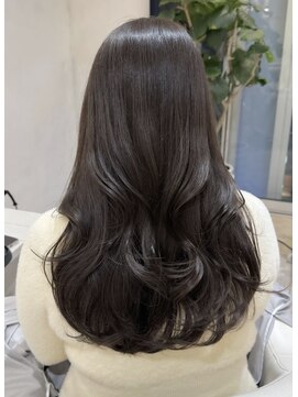 ザックラフィネ(ZACC raffine) オリーブベージュ/ワンカラー/ローレイヤーカット