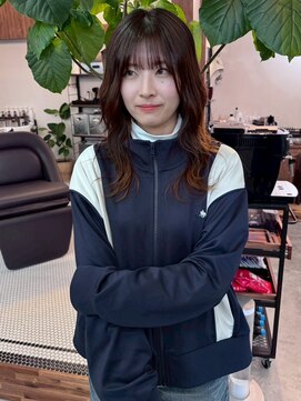 ウィム(wim) ウェーブヘア  ×  " ハッシュカット"